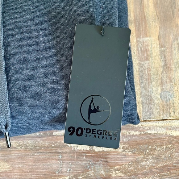 90 Degree by Reflex Charcoal Hoodie - NEW - Picture 3 of 9
